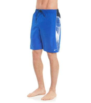 Nike® Men's Hyper Blue Palm Break Splice Swim Short