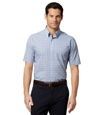 Van Heusen® Men's Short Sleeve Mini Checkered Woven Shirt