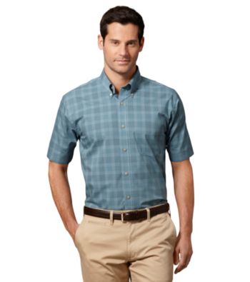 Van Heusen® Men's Short Sleeve Windowpane Woven Shirt