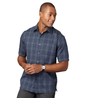 Van Heusen® Men's Short Sleeve Textured Windowpane Woven Shirt