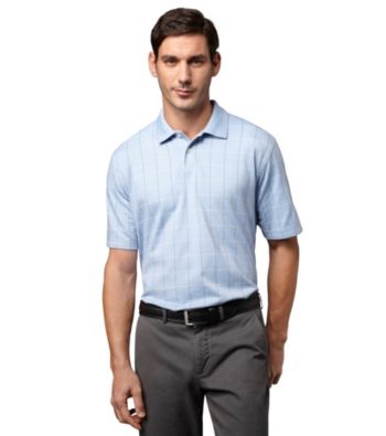 Van Heusen® Men's Printed Windowpane Polo