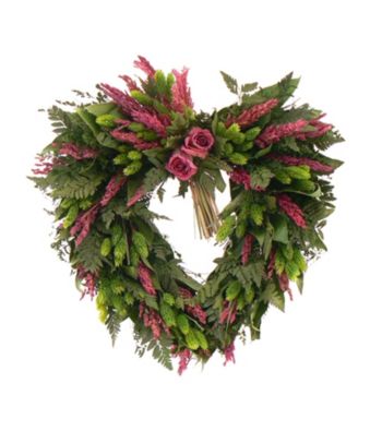 Love Eternal Dried Floral Heart Wreath