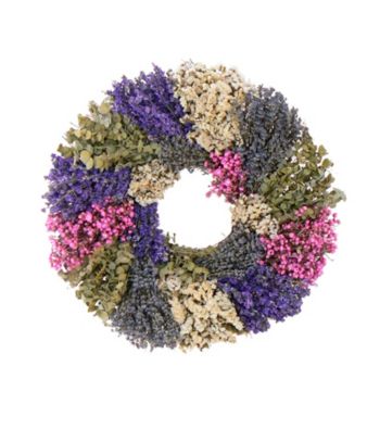 Lavender Wilderness Dried Floral Wreath