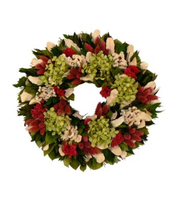 Ravishing with Raspberry Dried Floral Wreath
