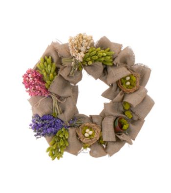 Bird's nest and Blooms with Burlap 20