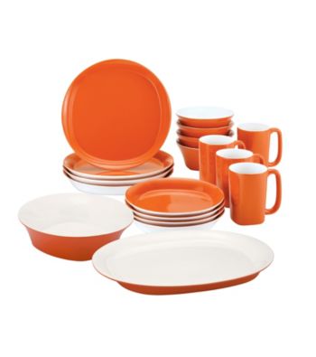 Rachael Ray® Orange 18-pc. Dinnerware Value Set