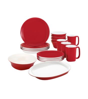 Rachael Ray® Red 18-pc. Dinnerware Value Set