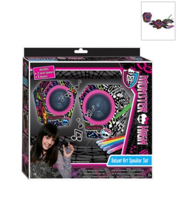 Monster High™ Velvet Art Speaker Set
