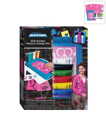 Project Runway Silk Screen Fashion Design Set