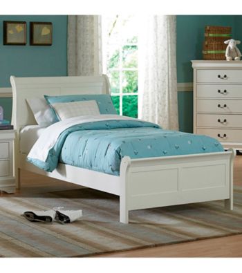 Home Interior Jamie Soft White Bed