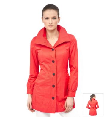 Marc New York Envelope Collar Button Front Coat