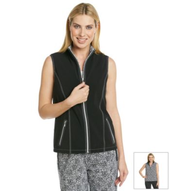 Laura Ashley® Printed Reversible Weekend Vest
