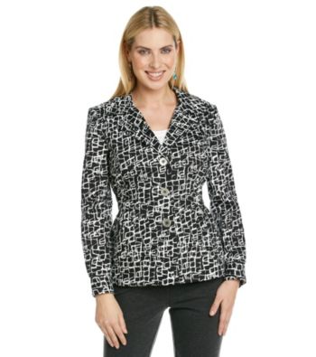 Laura Ashley® Scribble Print Blazer