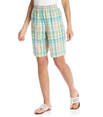 Alfred Dunner® Stretch Waistband All Over Plaid Short
