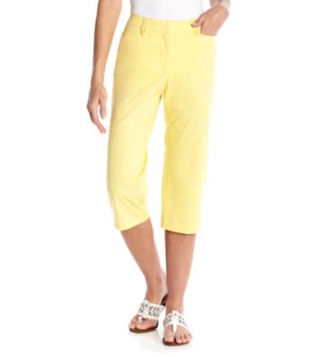 Briggs New York® Traditional Waistband Crop Pant