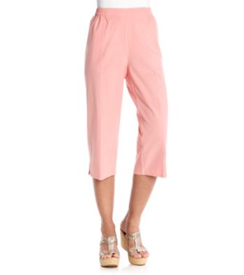 Cathy Daniels® Stretch Waistband Solid Capri