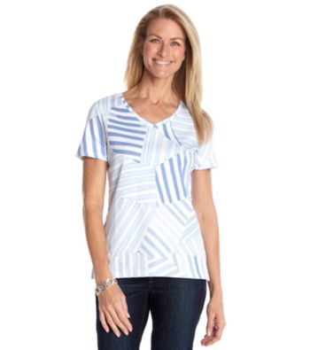 Studio Works® Printed V-neck Tee