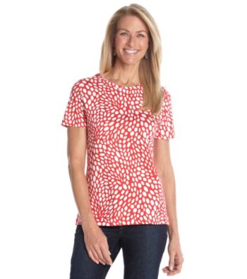 Studio Works® Petites' Printed Crewneck Tee