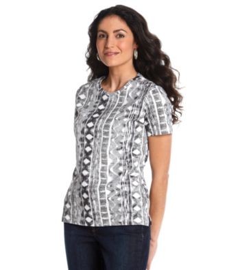 Studio Works® Petites' Printed Crewneck Tee