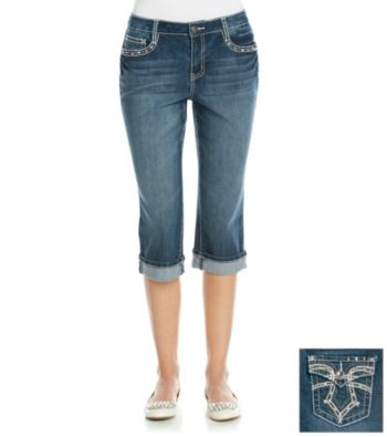 Earl Jeans® Dual Arrow Denim Capri