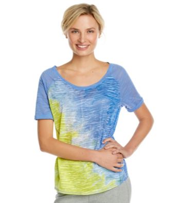 Gloria Vanderbilt Sport Burnout Tee