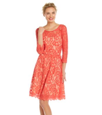 NY Collection Allover Lace Dress