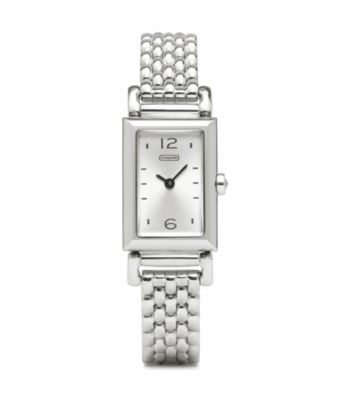 COACH STAINLESS STEEL MADISON BRACELET WATCH