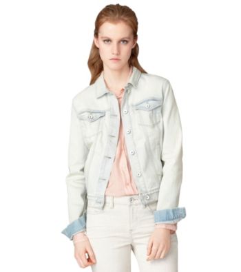 Calvin Klein Jeans Bleached Out Trucker Jacket
