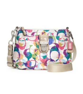 COACH POPPY STAMPED C SWINGPACK