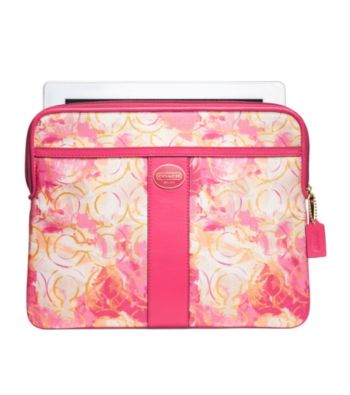 COACH FLORAL IPAD SLEEVE