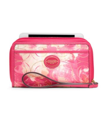 COACH FLORAL E/W UNIVERSAL CASE
