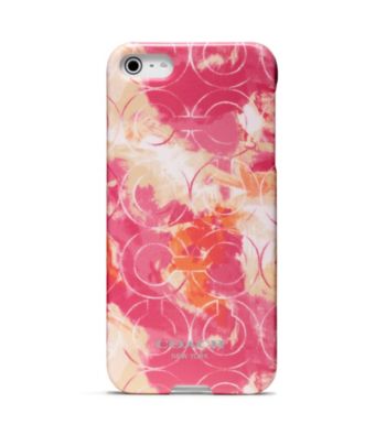 COACH TIE DYE PRINT IPHONE 5 CASE