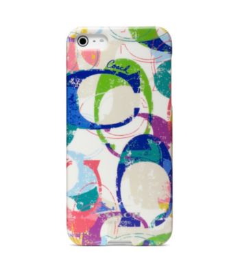 COACH POPPY STAMPED C IPHONE 5 CASE