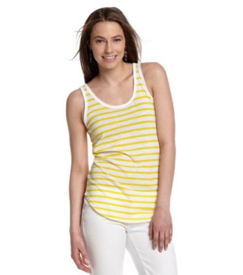 MICHAEL Michael Kors® Sleevless Scoopneck Stripe Tank
