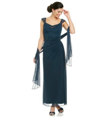 Alex Evenings Empire Waist Dress