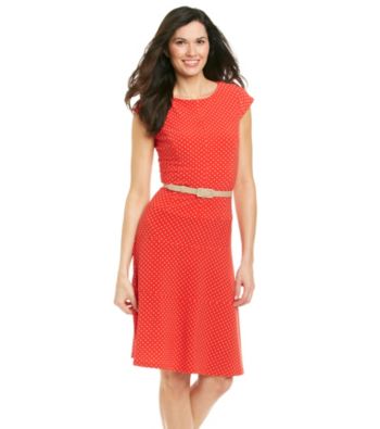 Anne Klein® Classic Dot Swing Dress