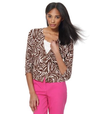 Jones New York Sport® Petites' Drop Button Cardigan