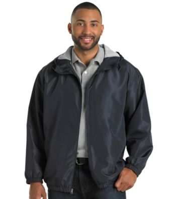 555 Turnpike™ Men's Big & Tall Navy Lightweight Jacket with Trim