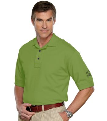 Cutter & Buck® Men's Big & Tall Gallery Green Short Sleeve Tour Logo Polo