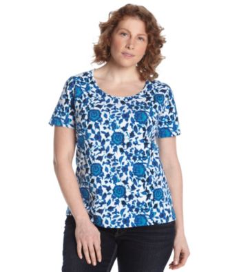 Jones New York Sport® Plus Size Scoopneck Tee