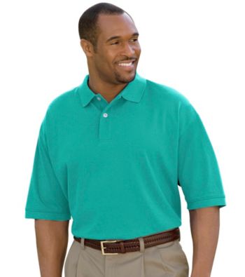 Harbor Bay® Men's Big & Tall Pique Polo