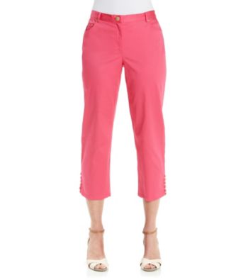 Ruby Rd.® Petites' Embellished Cuff Capri