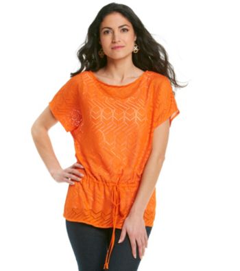 Ruby Rd.® Petites' Crochet Top