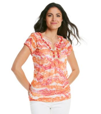 Ruby Rd.® Petites' Burnout Top