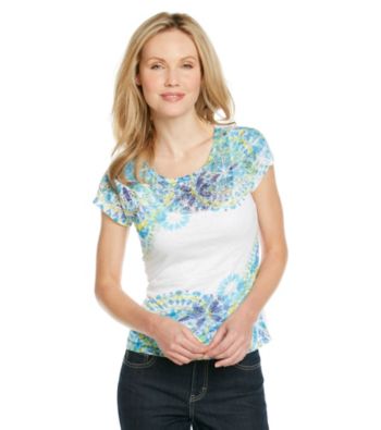 Ruby Rd.® Petites' Burnout Top