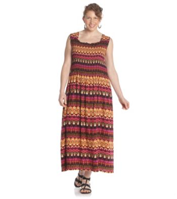 Notations Plus Size Maxi Dress Women's