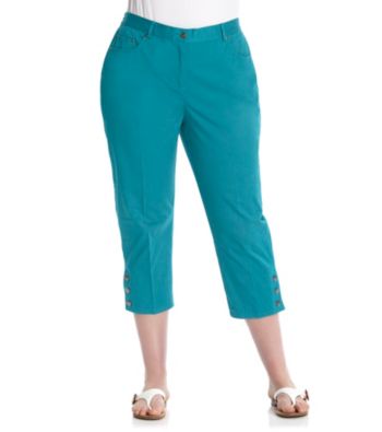 Ruby Rd.® Plus Size Twill Capri