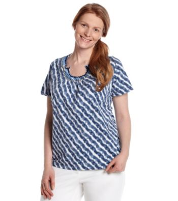 Ruby Rd.® Plus Size Open Keyhole Top