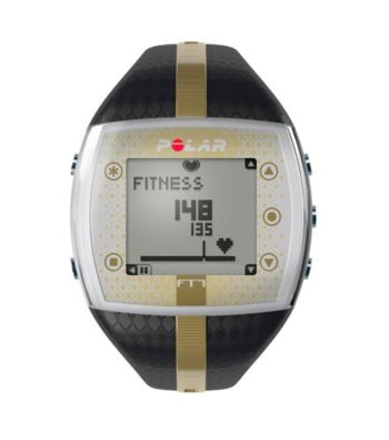 Polar FT7F Black/Gold Female Heart Rate Monitor