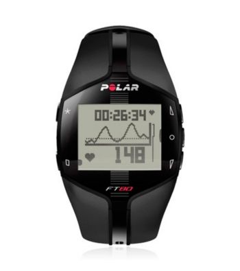 Polar FT80 Black/White Unisex Heart Rate Monitor